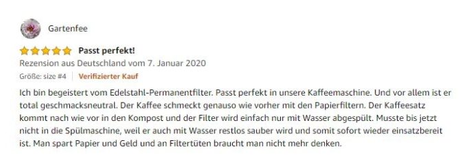Bewertung livment Melitta